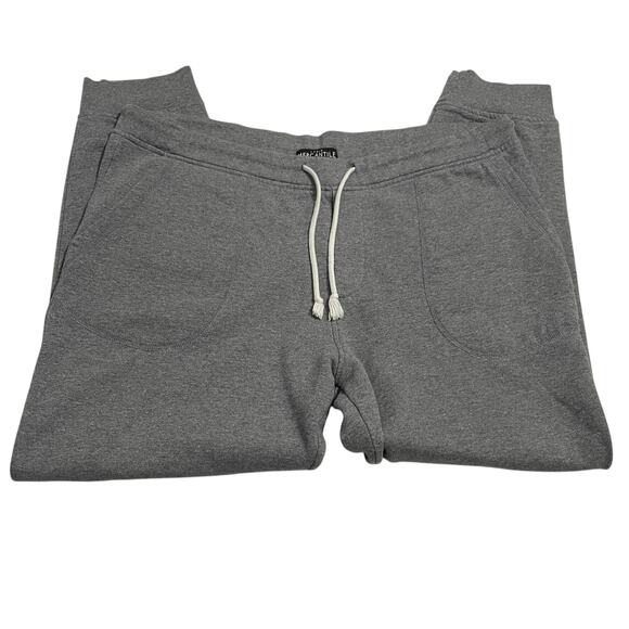 J Crew Mecantile Jogger Mens XL Gray Sweatpants Fleece Tapered Athletic Pants - Picture 4 of 9